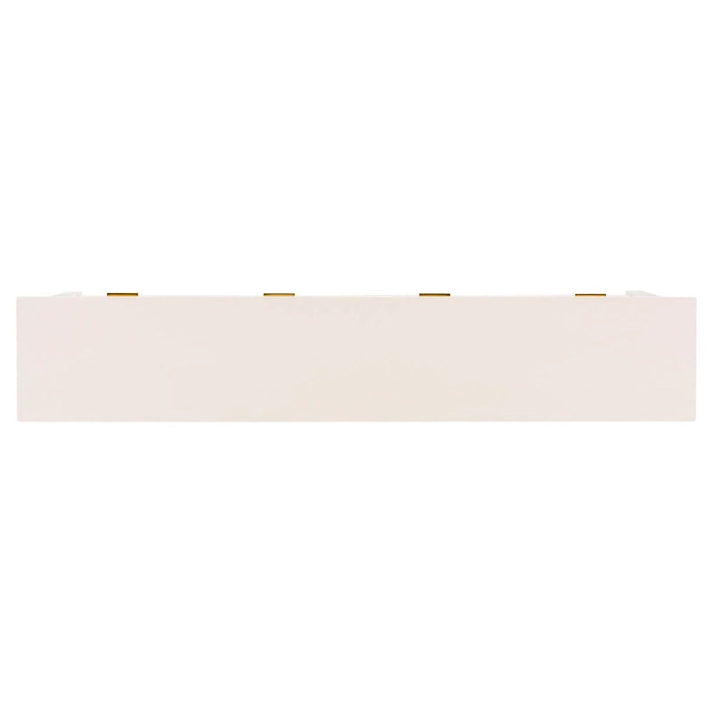Console d'entrée moderne avec 4 tiroirs coulissants et étagère de rangement inférieure noire