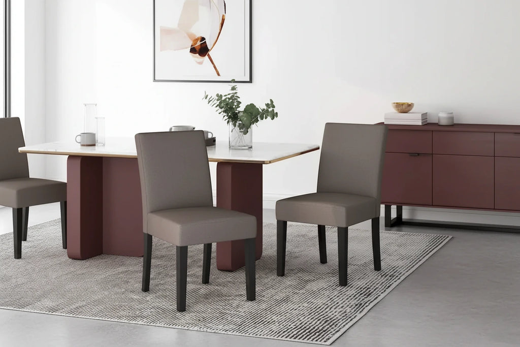 Kuna Contemporary Upholstered Dining Chair (Set of 2) by Christopher Knight Home