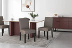 Kuna Contemporary Upholstered Dining Chair (Set of 2) by Christopher Knight Home
