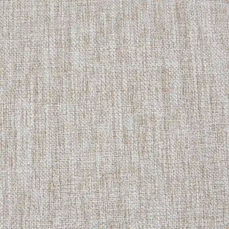 Causeuse en rotin et bois naturel recyclé beige avec dossier rembourré