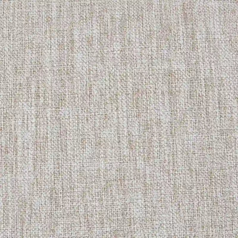 Causeuse en rotin et bois naturel recyclé beige avec dossier rembourré