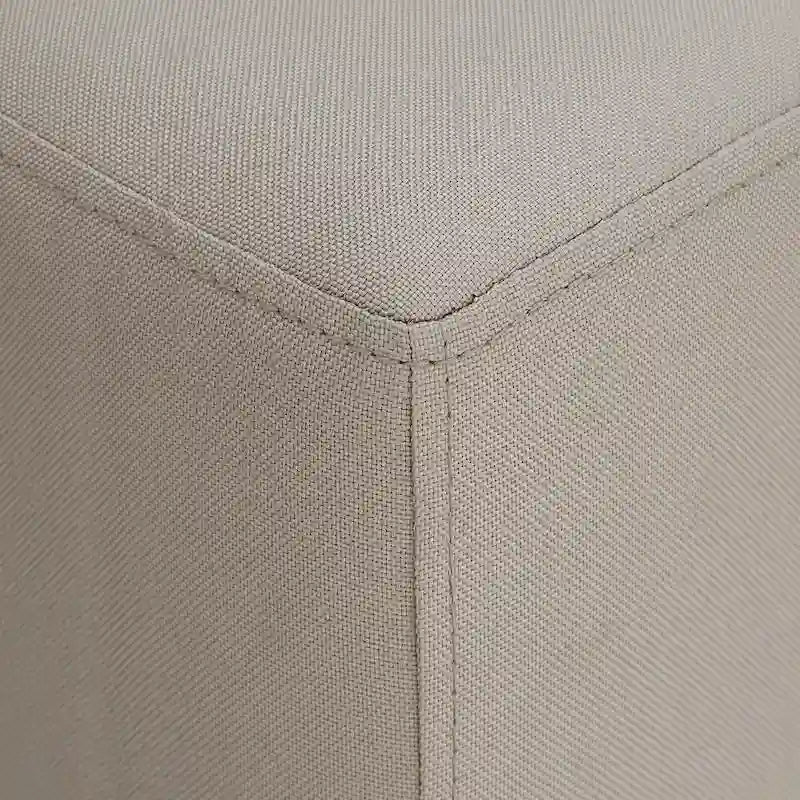 Canapé d'angle convertible bicolore avec coffre de rangement et lit gigogne