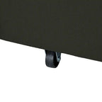 Canapé d'angle convertible bicolore avec coffre de rangement et lit gigogne