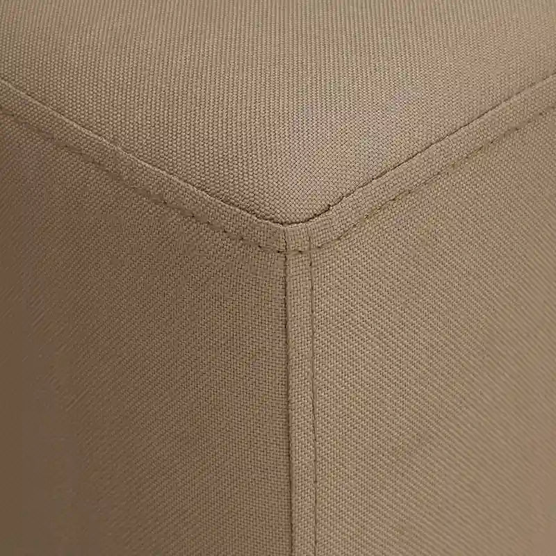 Canapé d'angle convertible bicolore avec coffre de rangement et lit gigogne