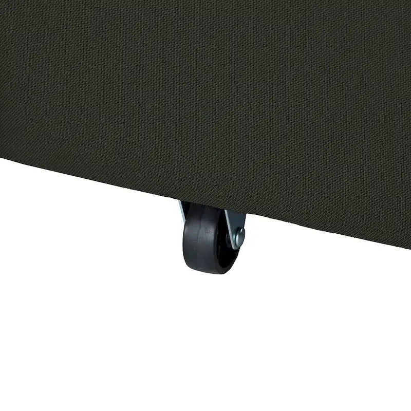 Canapé d'angle convertible bicolore avec coffre de rangement et lit gigogne