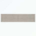 Console rustique en bois massif avec 4 tiroirs et étagère inférieure