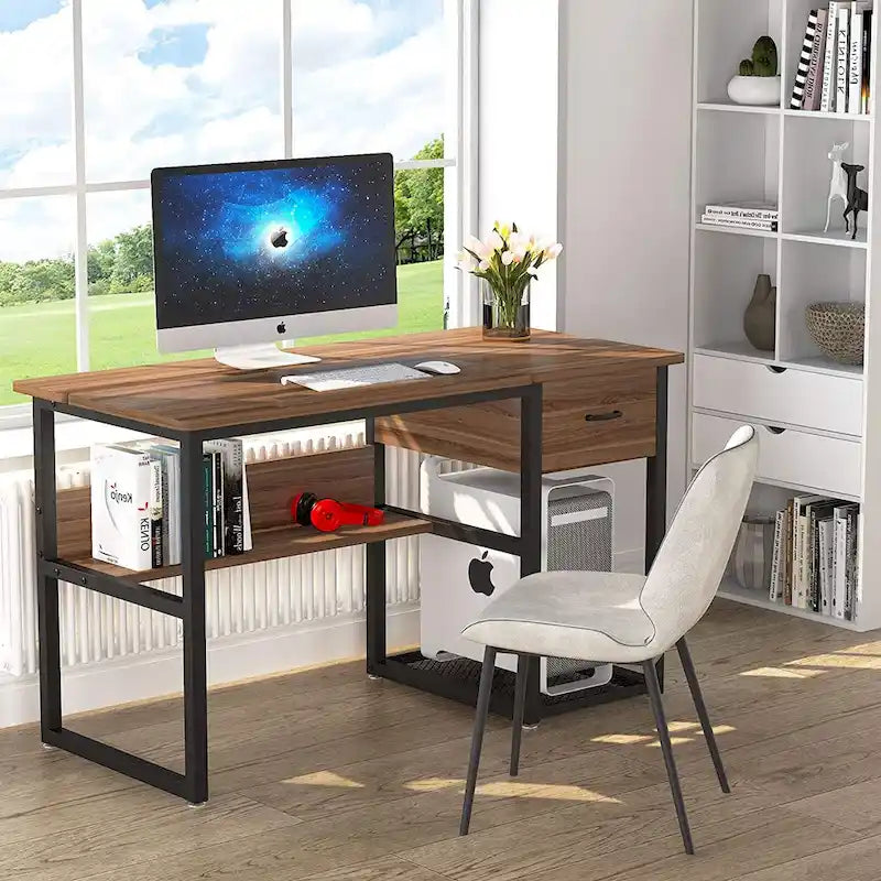 Table de dessin inclinable réglable avec étagère de rangement et tiroir, multi, noir, gris