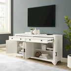 Buffet en bois vieilli avec tiroirs et rangements Gris Blanc