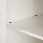 Buffet en bois vieilli avec tiroirs et rangements Gris Blanc