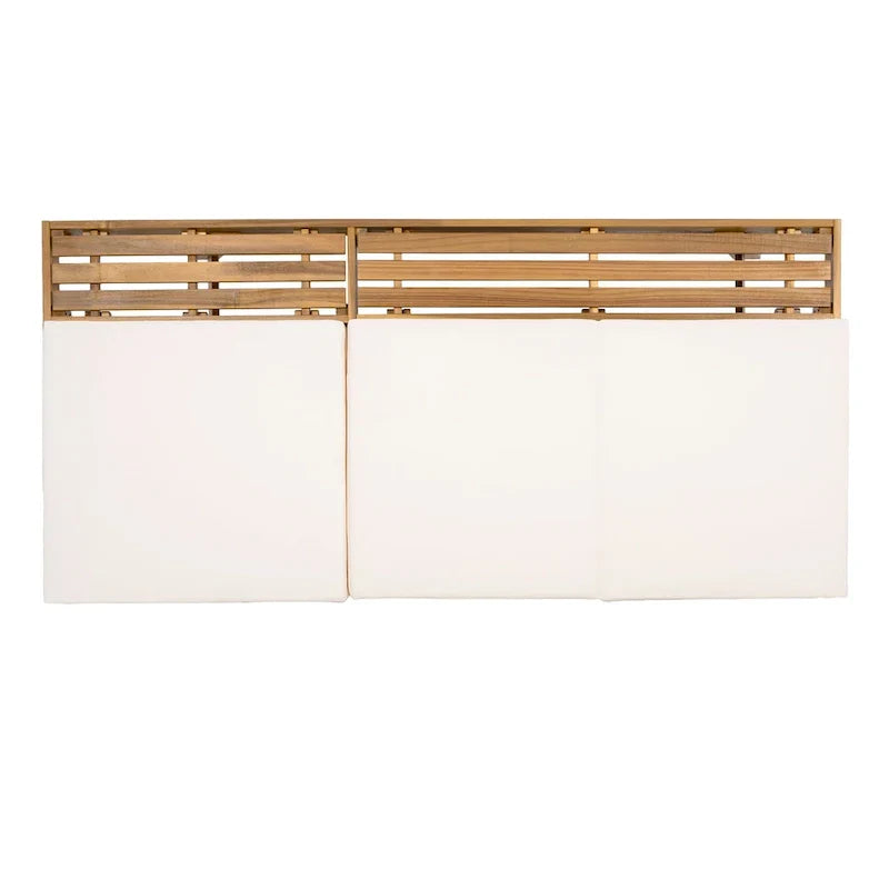 Christopher Knight Home - Ensemble de 2 chaises longues d'extérieur en bois d'acacia Michael
